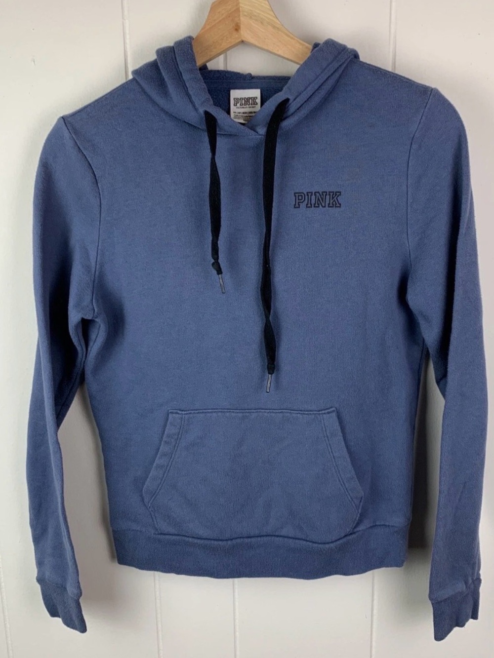 PINK Victoria's Secret Slate Blue Pullover Hoodie